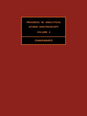 cover image of Progress in Analytical Atomic Spectroscopy
